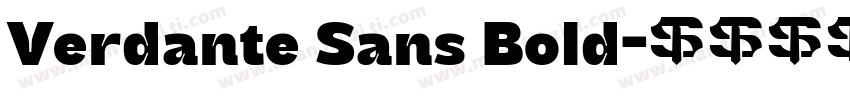 Verdante Sans Bold字体转换